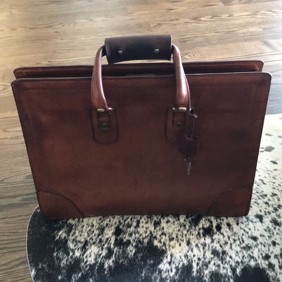 Renwick Bags Renwick Vintage Leather Doctor Lawyer Briefcase Poshmark